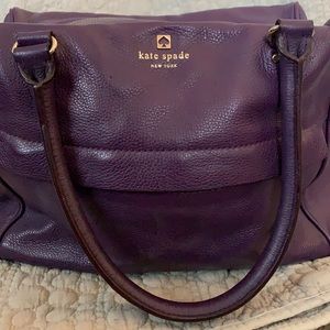 Purple / Eggplant Kate Spade Handbag - Lightly Used!